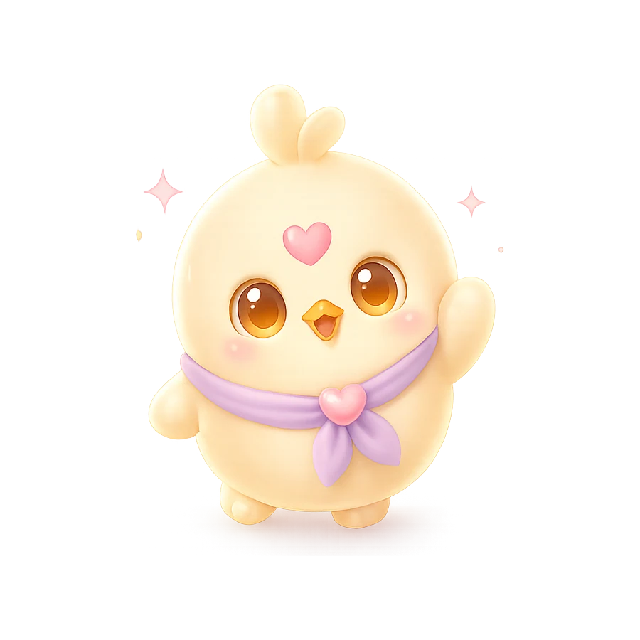 Peep, the app mascot